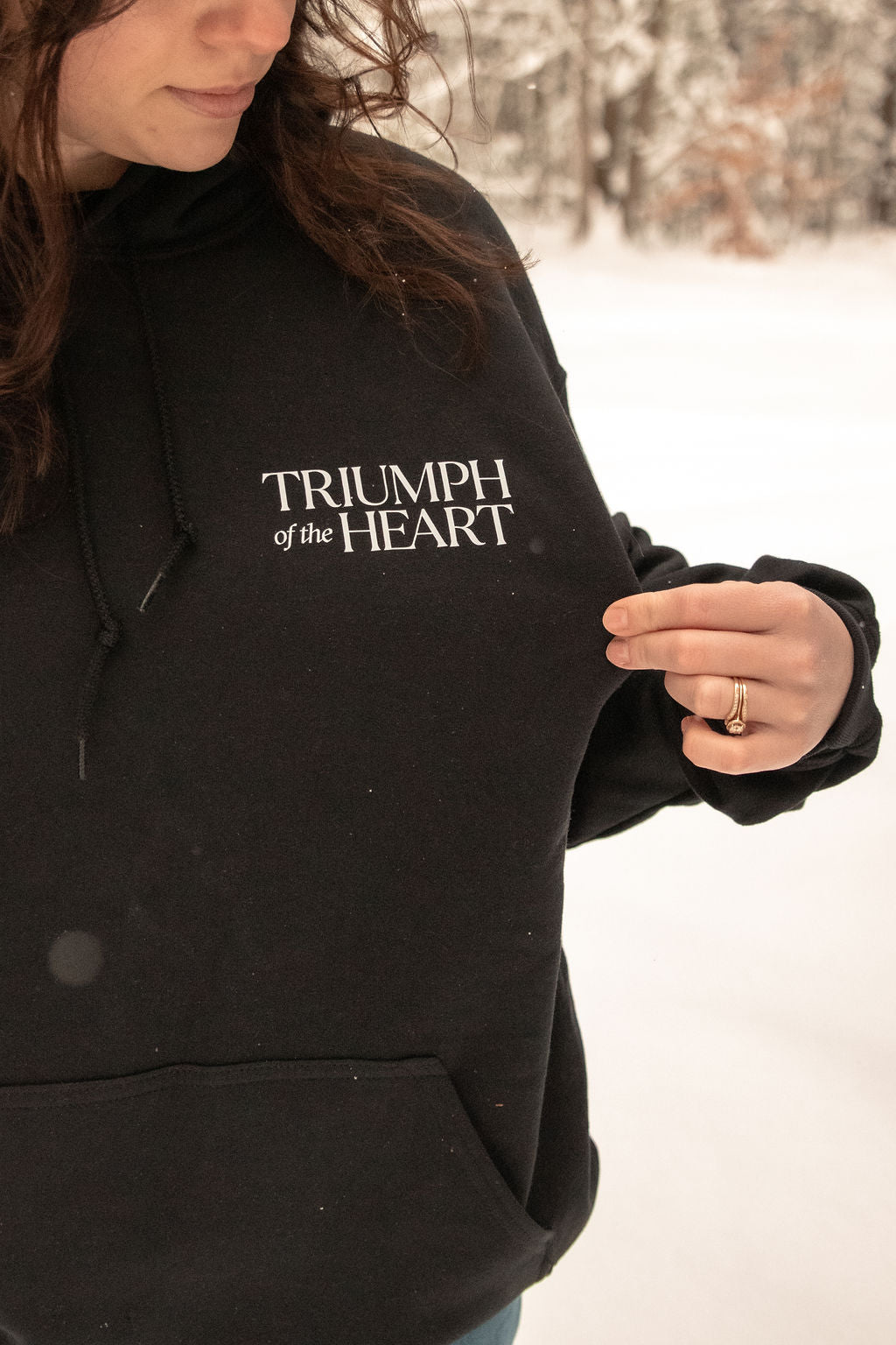 "The Cross is the School of Love” – Triumph of the Heart Hoodie